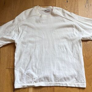 Zara Off-White Crewneck Sweater